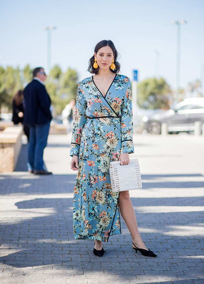 Street Style Wrap Dress